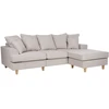 Home4You Kampinė sofa JAMAICA šviesiai pilka