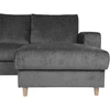 Home4You Kampinė sofa KARL RC Pilka, 240x154 cm, Dešininė pusė