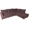 Home4You Rožinė Kampinė sofa LAYLA RC, pilkšvai rožinė