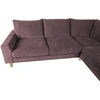 Home4You Rožinė Kampinė sofa LAYLA RC, pilkšvai rožinė