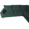 Home4You Kampinė sofa LAYLA RC, žalia