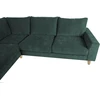 Home4You Kampinė sofa LAYLA LC, žalia
