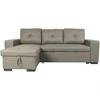 Home4You Kampinė sofa-lova CARITA beige