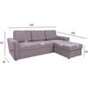 Home4You Kampinė sofa lova INGMAR Rožinė spalva