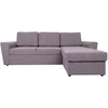 Home4You Kampinė sofa lova INGMAR vintage rožinė