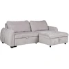 Home4You Kampinė sofa-lova CLOUD šviesiai pilka
