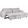 Home4You Kampinė sofa-lova CLOUD šviesiai pilka
