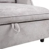 Home4You Kampinė sofa-lova CLOUD šviesiai pilka