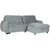 Home4You Kampinė sofa-lova CLOUD melsvai žalia