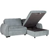 Home4You Kampinė sofa-lova CLOUD melsvai žalia