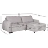 Home4You Kampinė sofa-lova CLOUD šviesiai pilka