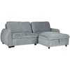 Home4You Kampinė sofa-lova CLOUD melsvai žalia