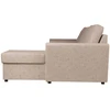 Home4You Kampinė sofa-lova INGA smėlio spalvos