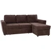 Home4You Kampinė sofa-lova INGA ruda