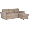 Home4You Kampinė sofa-lova INGA, smėlio spalvos