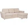 Home4You Kampinė miegamoji sofa „INGA“, smėlio spalvos