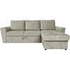Home4You Kampinė sofa-lova INGMAR Smėlio spalvos, 242x168 cm