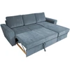 Home4You Kampinė sofa-lova INGMAR Jūros mėlyna