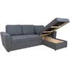 Home4You Kampinė sofa lova INGMAR pilka