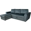 Home4You Kampinė sofa lova INGMAR žalias aksomas