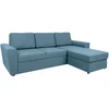 Home4You Kampinė sofa lova INGMAR, šviesiai mėlyna
