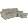 Home4You Kampinė sofa-lova INGMAR Smėlio spalvos, 242x168 cm