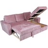 Home4You Kampinė sofa-lova INGMAR Rožinė