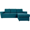 Home4You Kampinė sofa-lova INGMAR Žalia