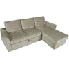 Home4You Kampinė sofa-lova INGMAR Smėlio spalvos, 242x168 cm