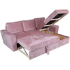 Home4You Kampinė sofa-lova INGMAR Rožinė