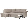 Home4You Kampinė sofa-lova LINDY LC, šviesiai ruda