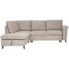 Home4You Kampinė sofa-lova LINDY LC, šviesiai ruda