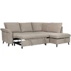 Home4You Kampinė sofa-lova LINDY RC Šviesiai ruda