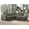 Home4You Kampinė sofa-lova ODELIA-2 RC Žalia
