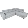 Home4You Kampinė sofa-lova ODELIA-2 RC, pilka