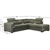Home4You Kampinė sofa-lova ODELIA-2 RC Žalia