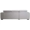Home4You Kampinė sofa-lova ODELIA LC, pilka