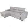 Home4You Kampinė sofa-lova ODELIA LC, pilka