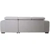 Home4You Kampinė sofa-lova ODELIA RC Pilka