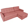 Home4You Rožinė Kampinė sofa-lova WAIOLA rožinė