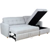 Home4You Kampinė sofa-lova WAIOLA Pilka