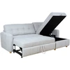 Home4You Kampinė sofa-lova WAIOLA pilka