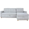 Home4You Kampinė sofa-lova WAIOLA pilka