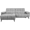 Home4You Elektrinė kampinė sofa LUZERN KK, pilkas