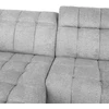 Home4You Elektrinė kampinė sofa LUZERN KK, pilkas