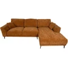 Home4You Kampinė sofa OLIVIA DK, ruda