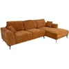 Home4You Kampinė sofa OLIVIA DK, ruda