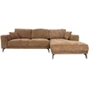 Home4You Kampinė sofa OLIVIA DK, smėlio