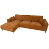 Home4You Kampinė sofa OLIVIA KK, ruda
