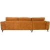 Home4You Kampinė sofa OLIVIA KK, ruda